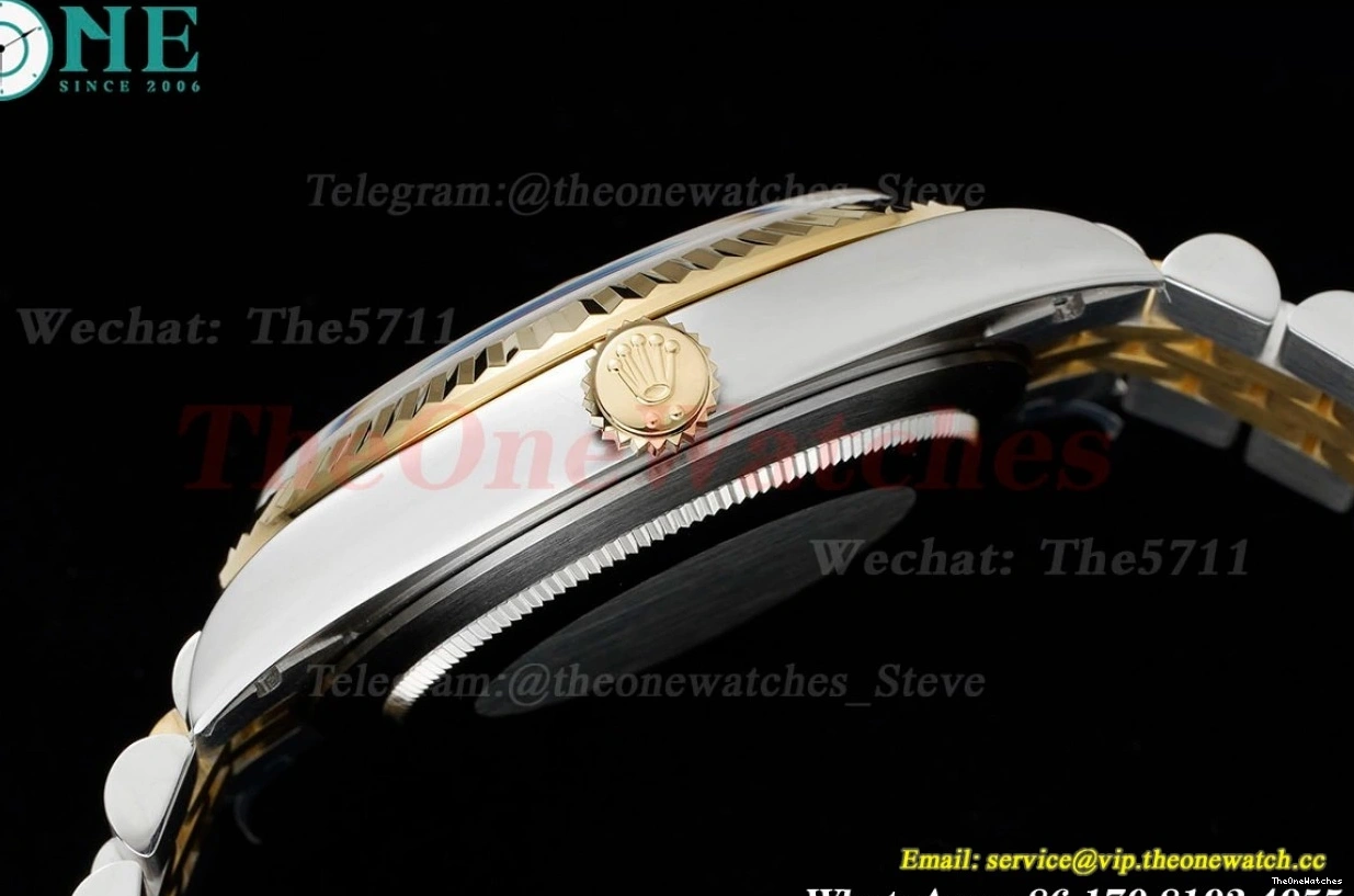 Blk SS VR3235 41MM YG 126333 Jub Datejust Stk GMF 904L 0211